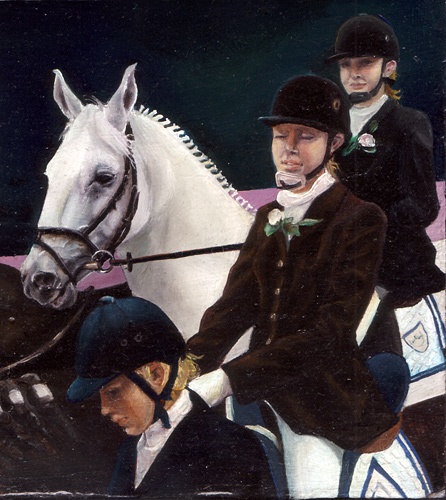 Horsewomen, Oli color, 1997
